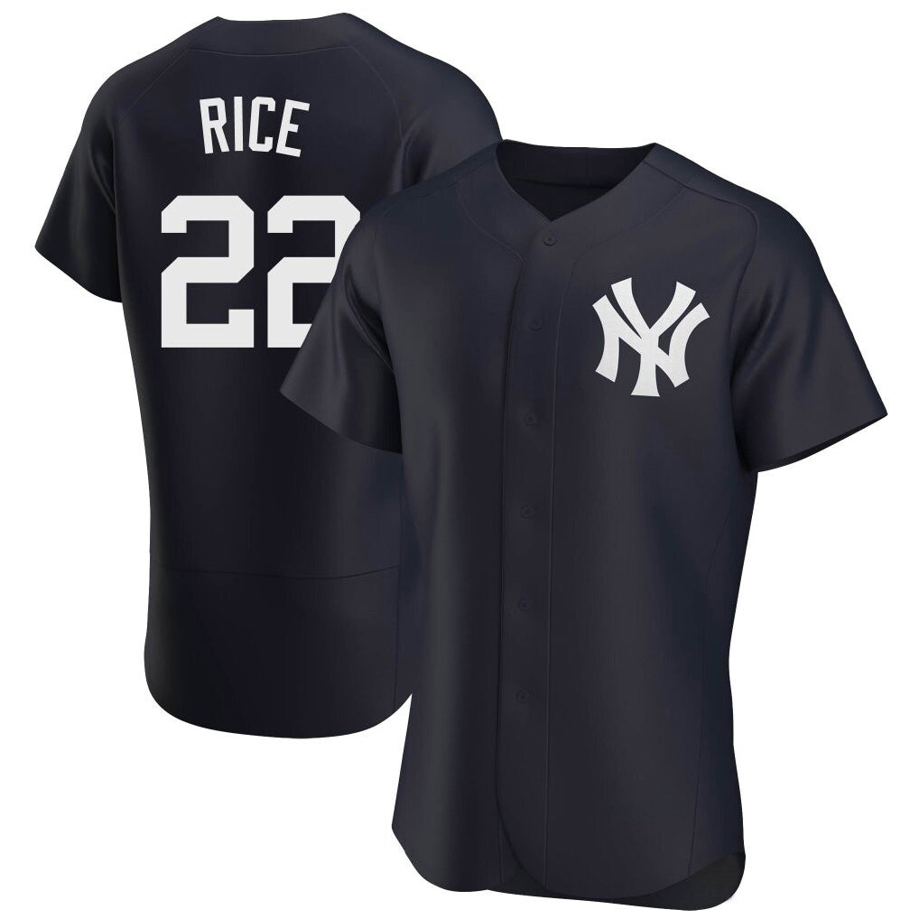 tocy NY.Yankees #22 Ben Rice Player Navy Limited Elite Home Stitched Jerseys