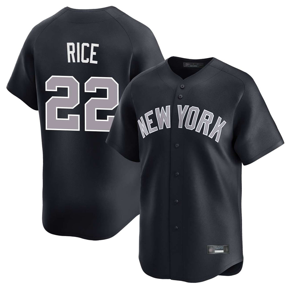 tocy NY.Yankees #22 Ben Rice Player Navy Limited Home Stitched Jerseys