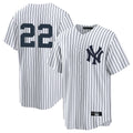 tocy NY.Yankees #22 Ben Rice Player White Game Stitched Jerseys