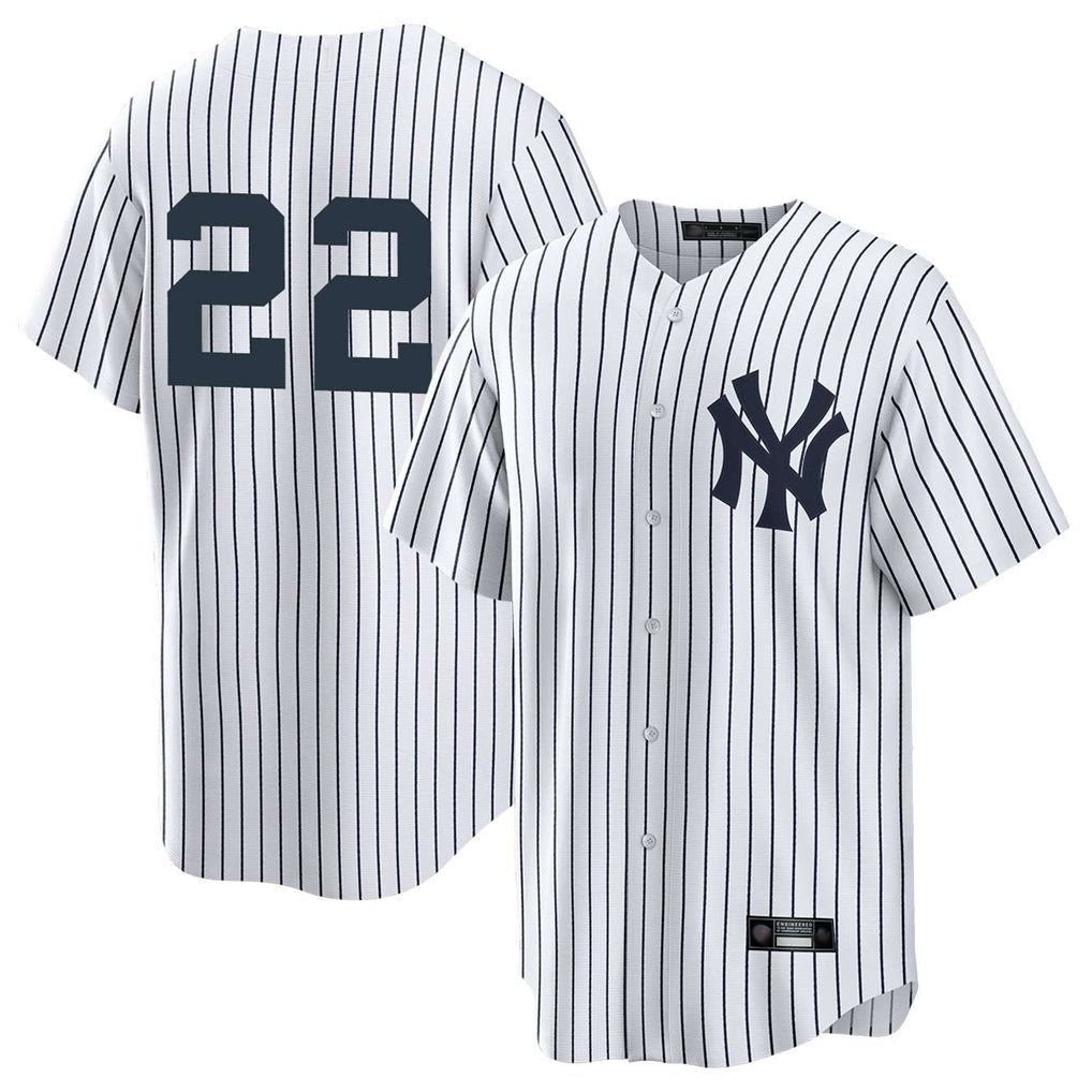 tocy NY.Yankees #22 Ben Rice Player White Game Stitched Jerseys