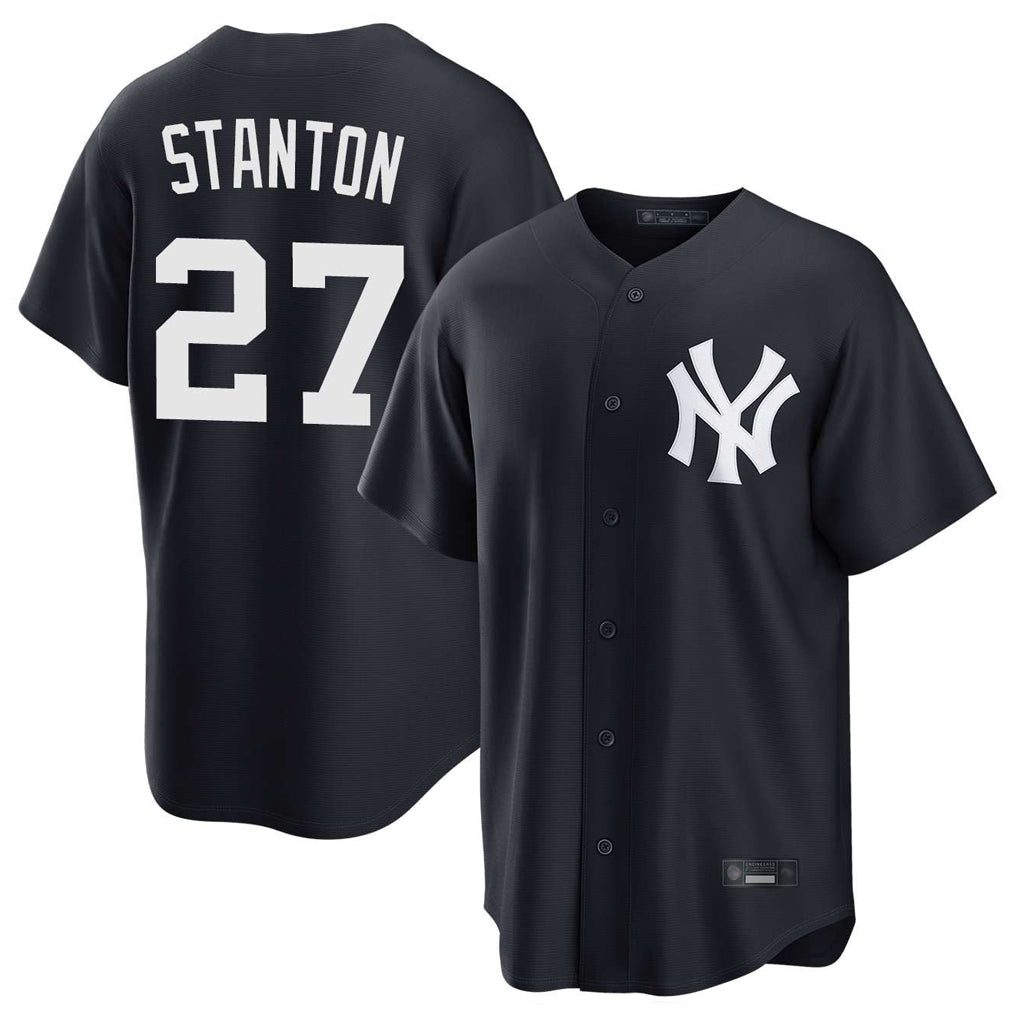 tocy NY.Yankees #27 Giancarlo Stanton Player Navy Game Stitched Jerseys