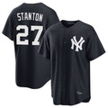 tocy NY.Yankees #27 Giancarlo Stanton Player Navy Game Stitched Jerseys