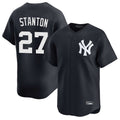 tocy NY.Yankees #27 Giancarlo Stanton Player Navy Limited Home Stitched Jerseys