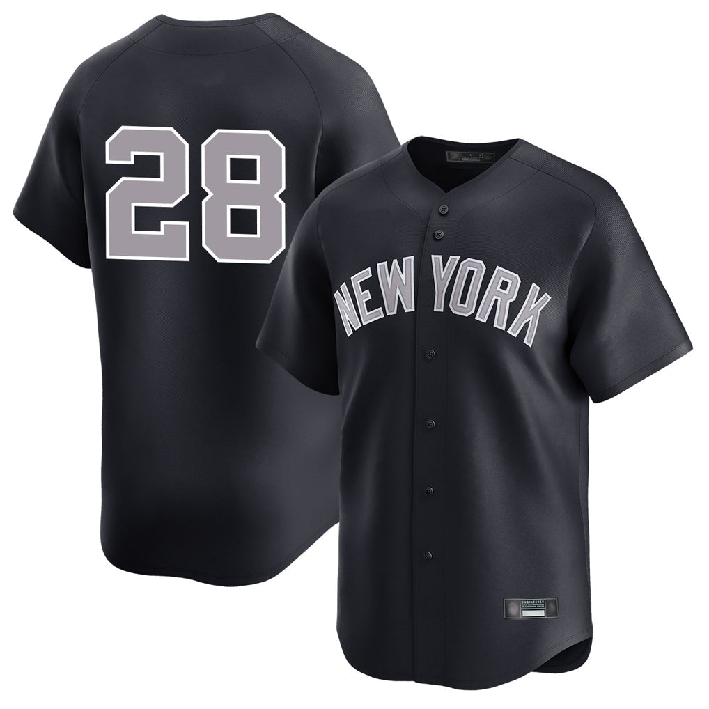tocy NY.Yankees #28 Austin Wells Player Navy Limited Stitched Jerseys