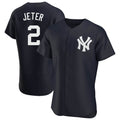 tocy NY.Yankees #2 Derek Jeter Player Navy Limited Elite Home Stitched Jerseys