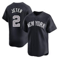 tocy NY.Yankees #2 Derek Jeter Player Navy Limited Game Stitched Jerseys