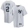tocy NY.Yankees #2 Derek Jeter Player White Game Home Stitched Jerseys