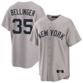 tocy NY.Yankees #35 Cody Bellinger Player Gray Game Home Stitched Jerseys