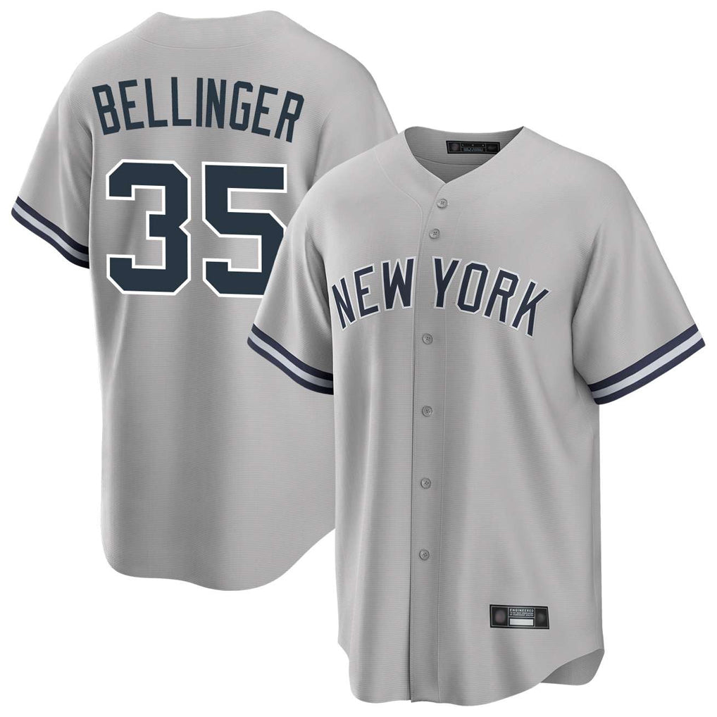 tocy NY.Yankees #35 Cody Bellinger Player Gray Road Game Stitched Jerseys