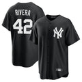 tocy NY.Yankees #42 Mariano Rivera Player Black Game Stitched Jerseys