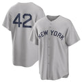 tocy NY.Yankees #42 Mariano Rivera Player Gray Field of Dreams Game Stitched Jerseys