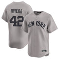 tocy NY.Yankees #42 Mariano Rivera Player Gray Limited Home Stitched Jerseys