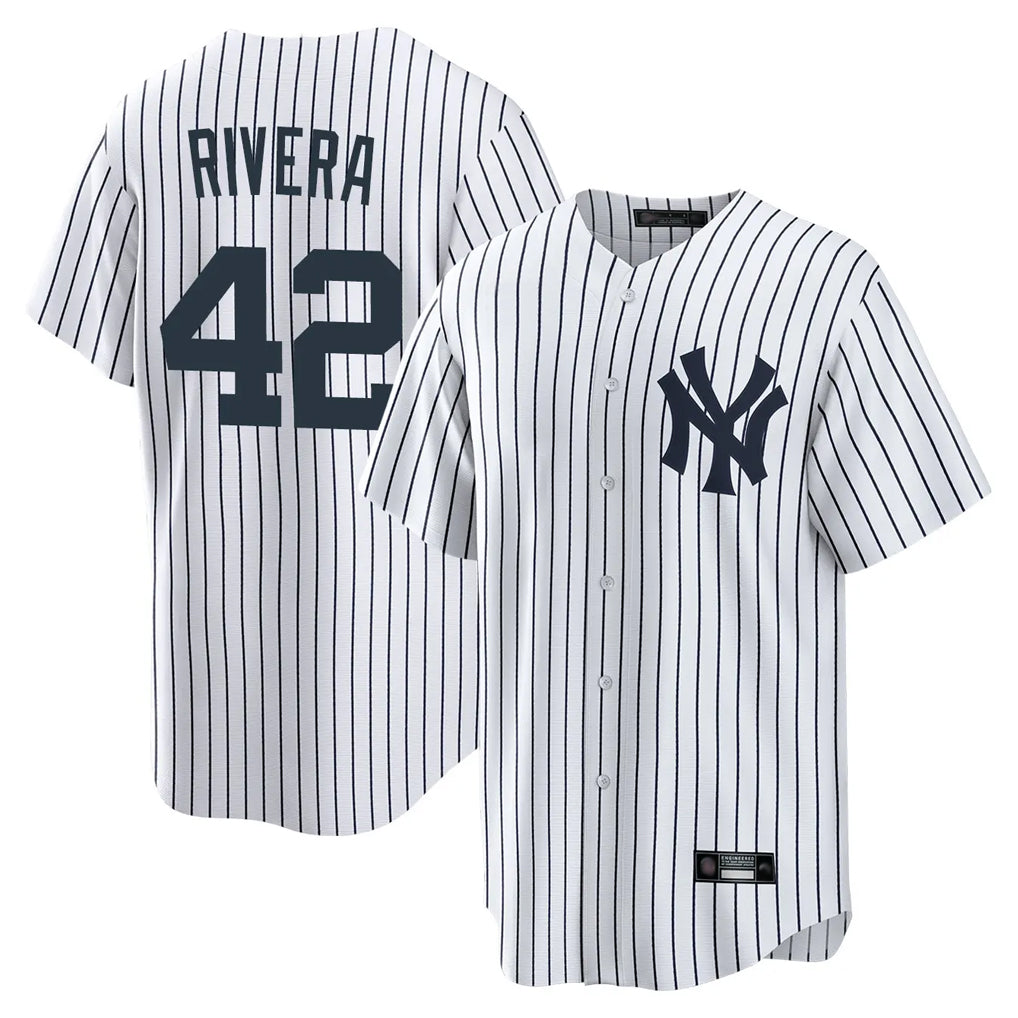 tocy NY.Yankees #42 Mariano Rivera Player White Game Home Stitched Jerseys