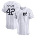tocy NY.Yankees #42 Mariano Rivera Player White Limited Elite Home Stitched Jerseys