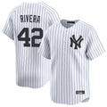 tocy NY.Yankees #42 Mariano Rivera Player White Limited Home Stitched Jerseys