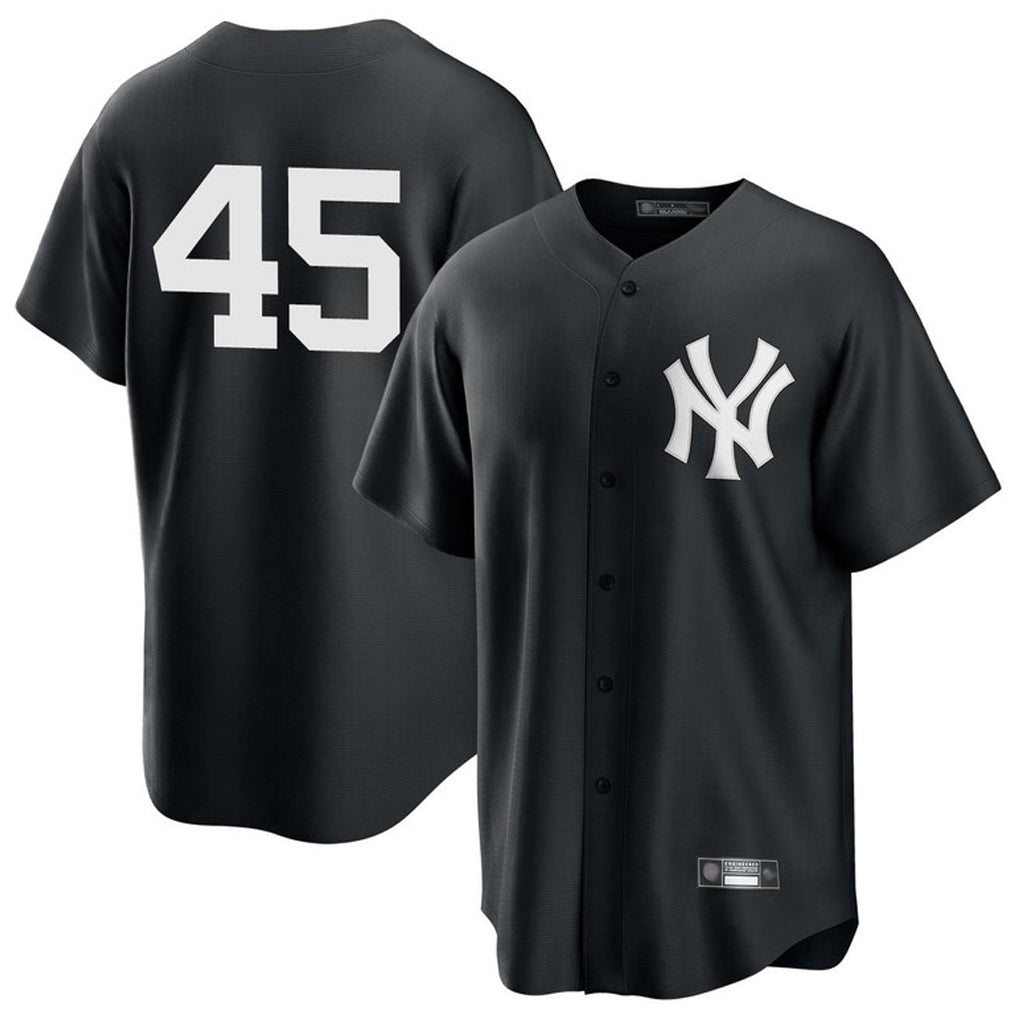 tocy NY.Yankees #45 Gerrit Cole Player Black Game Stitched Jerseys