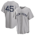 tocy NY.Yankees #45 Gerrit Cole Player Gray Field of Dreams Game Stitched Jerseys