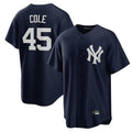 tocy NY.Yankees #45 Gerrit Cole Player Navy Game Home Stitched Jerseys