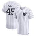 tocy NY.Yankees #45 Gerrit Cole Player White Limited Elite Home Stitched Jerseys