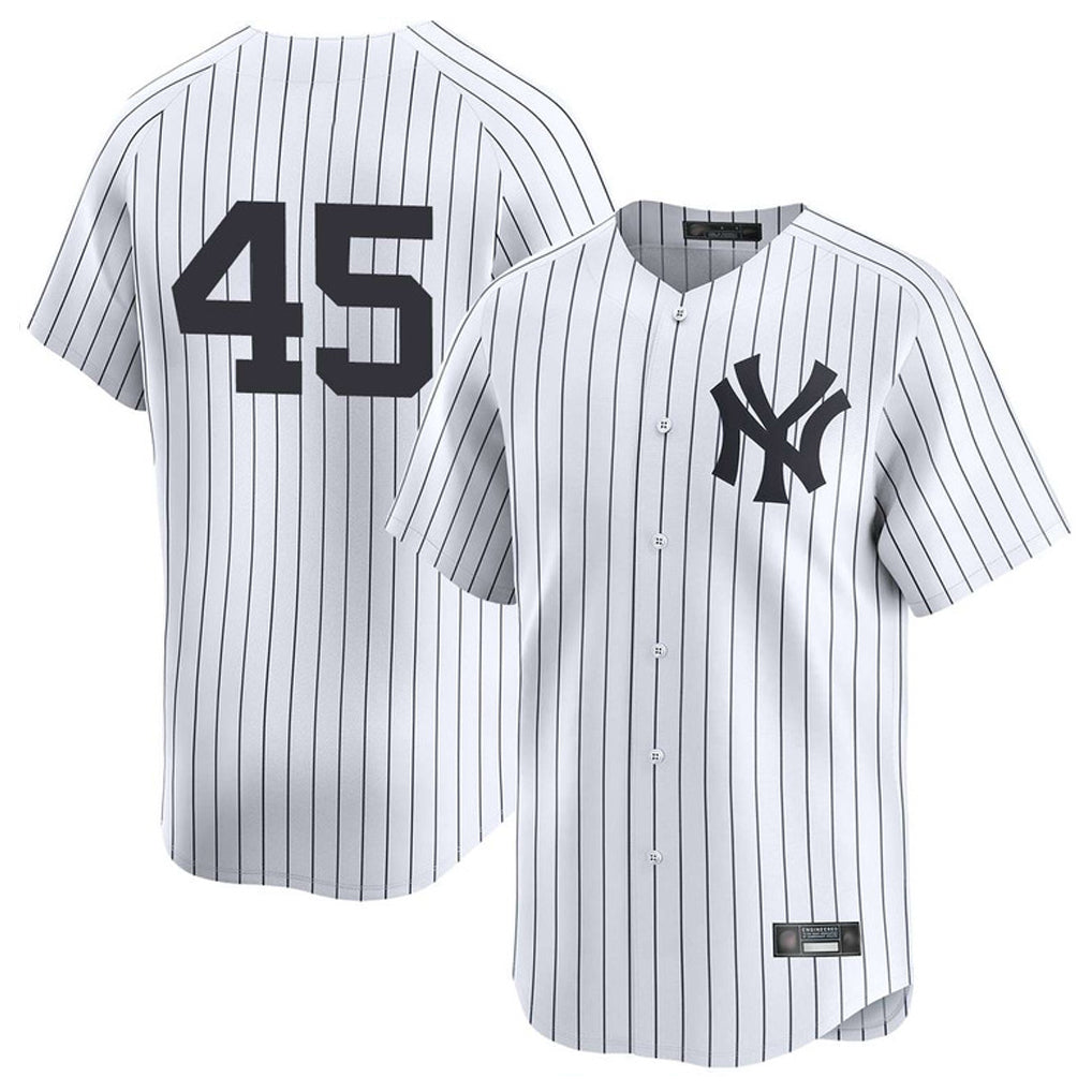 tocy NY.Yankees #45 Gerrit Cole Player White Limited Home Stitched Jerseys