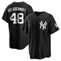 tocy NY.Yankees #48 Paul Goldschmidt Player Black Game Stitched Jerseys