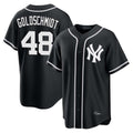 tocy NY.Yankees #48 Paul Goldschmidt Player Black Out Game Home Stitched Jerseys