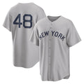 tocy NY.Yankees #48 Paul Goldschmidt Player Gray Field of Dreams Game Stitched Jerseys