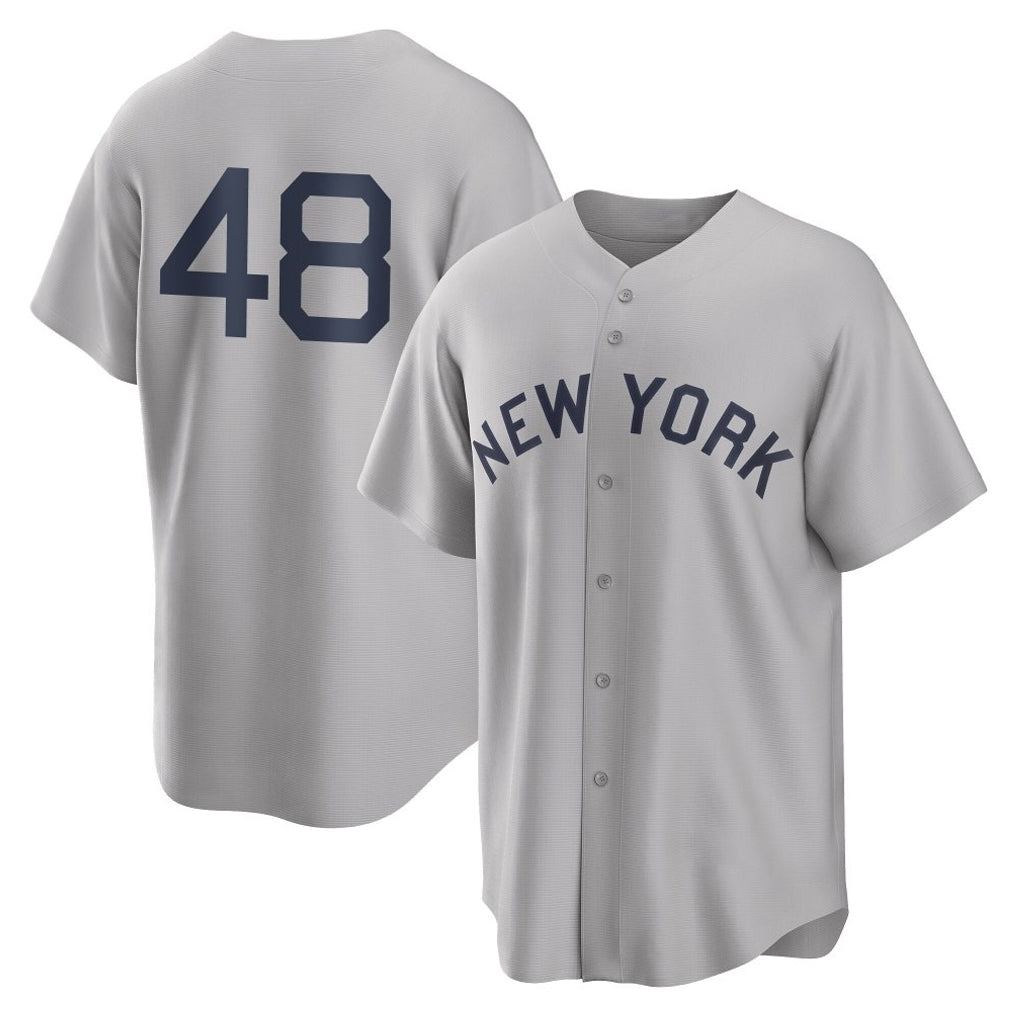 tocy NY.Yankees #48 Paul Goldschmidt Player Gray Field of Dreams Game Stitched Jerseys