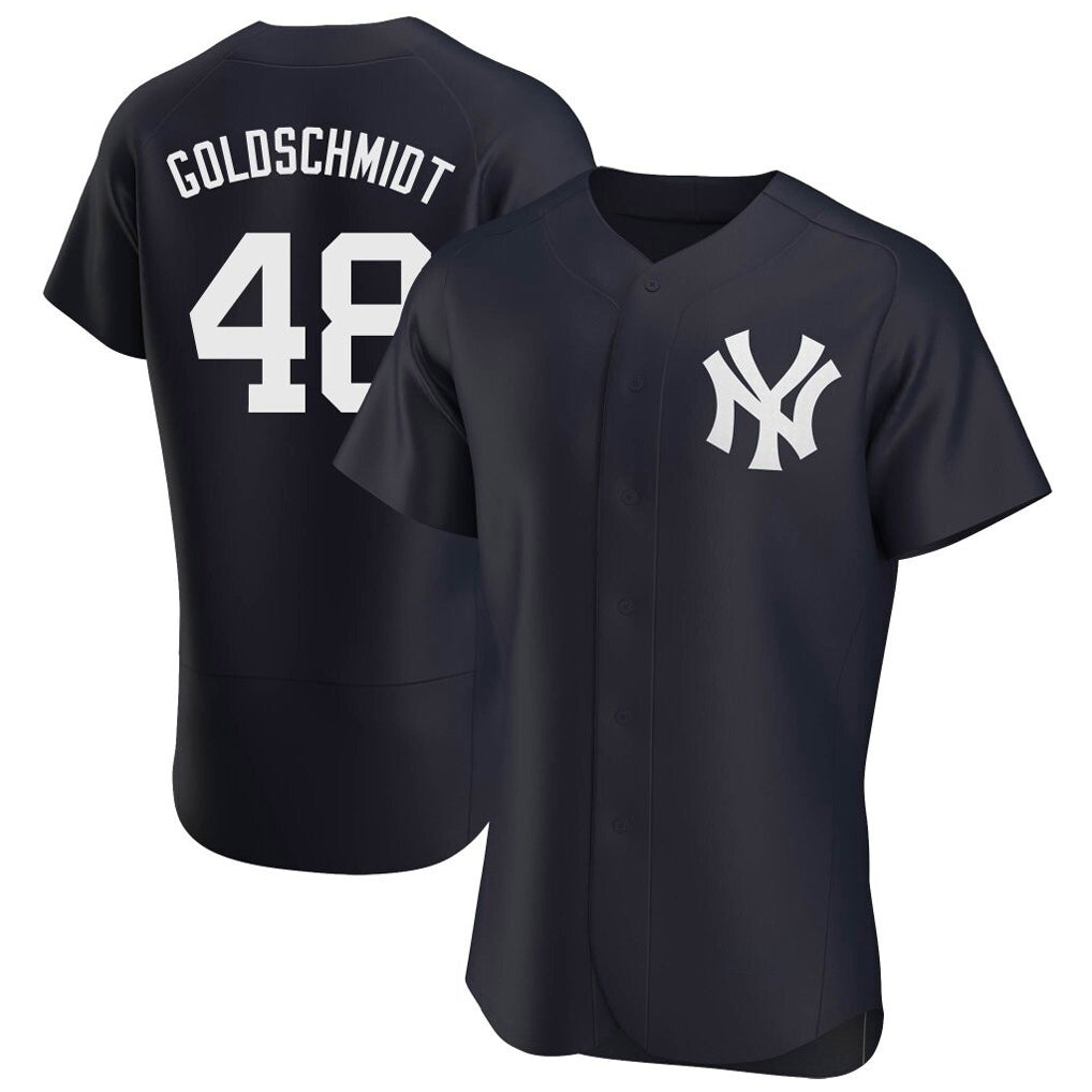 tocy NY.Yankees #48 Paul Goldschmidt Player Navy Limited Elite Home Stitched Jerseys