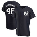 tocy NY.Yankees #48 Paul Goldschmidt Player Navy Limited Elite Home Stitched Jerseys