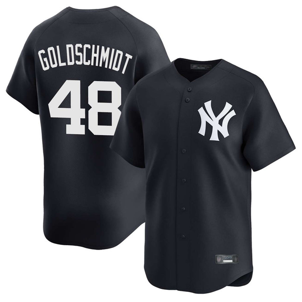 tocy NY.Yankees #48 Paul Goldschmidt Player Navy Limited Stitched Jerseys