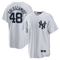 tocy NY.Yankees #48 Paul Goldschmidt Player White Game Home Stitched Jerseys