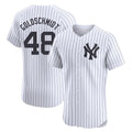 tocy NY.Yankees #48 Paul Goldschmidt Player White Limited Elite Home Stitched Jerseys