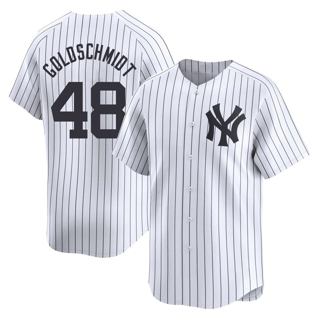 tocy NY.Yankees #48 Paul Goldschmidt Player White Limited Stitched Jerseys