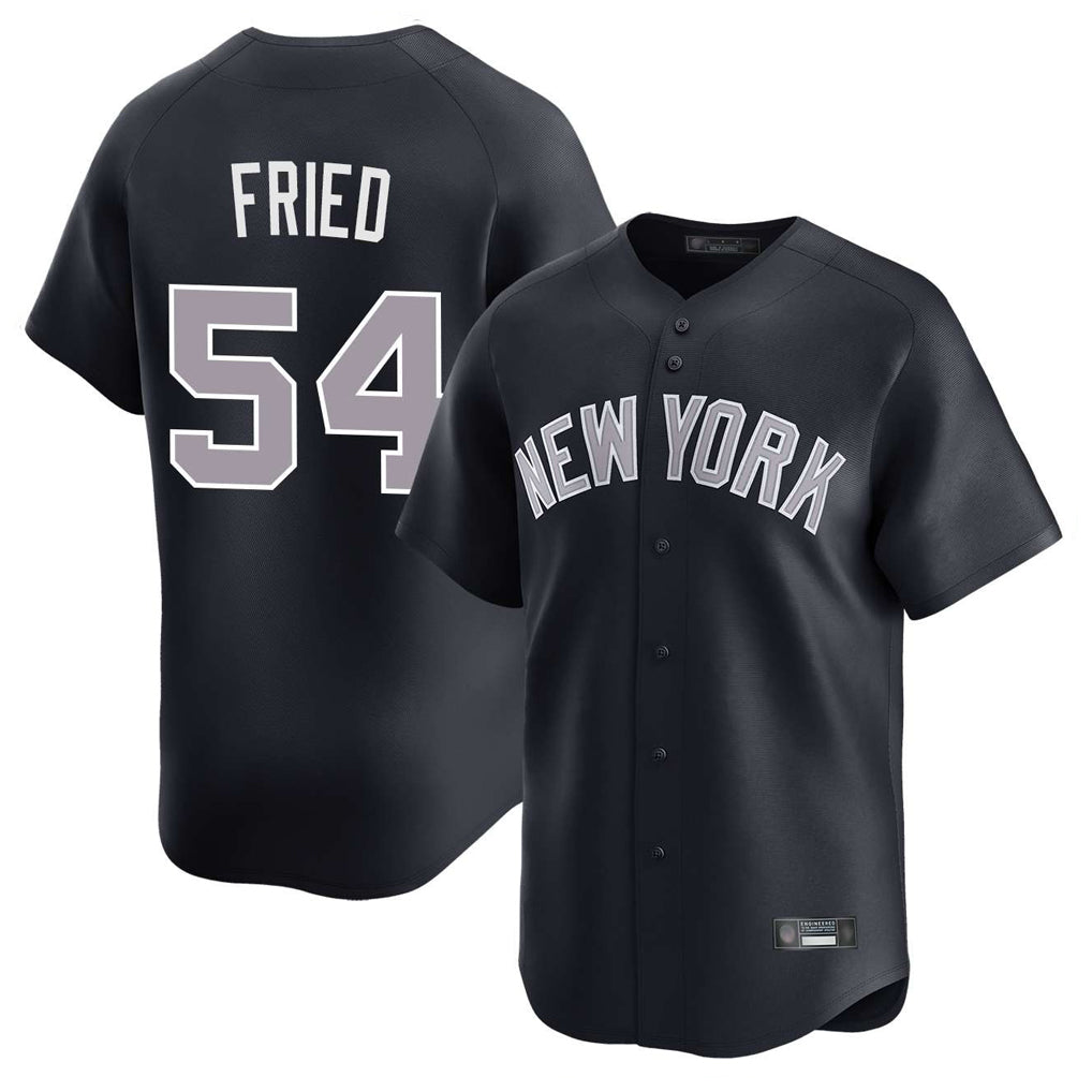 tocy NY.Yankees #54 Max Fried Player Navy Limited Home Stitched Jerseys