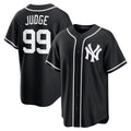 tocy NY.Yankees #99 Aaron Judge Player Black Out Game Stitched Jerseys