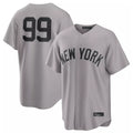 tocy NY.Yankees #99 Aaron Judge Player Gray Game Home Stitched Jerseys