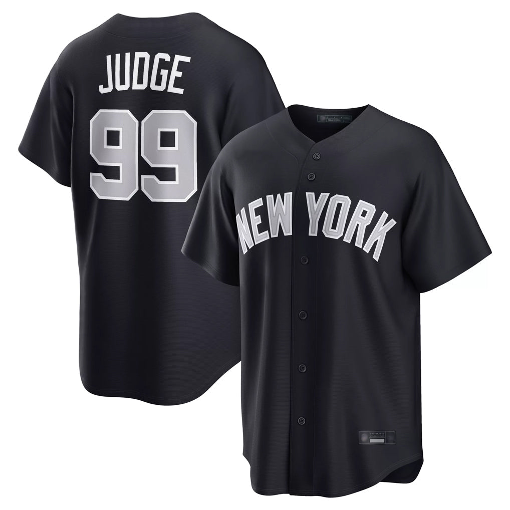 tocy NY.Yankees #99 Aaron Judge Player Navy Home Game Stitched Jerseys