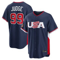 tocy NY.Yankees #99 Aaron Judge Player Navy USA 2026 World Classic Limited Game Stitched Jerseys