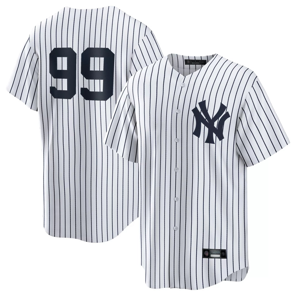 tocy NY.Yankees #99 Aaron Judge Player White Game Home Stitched Jerseys
