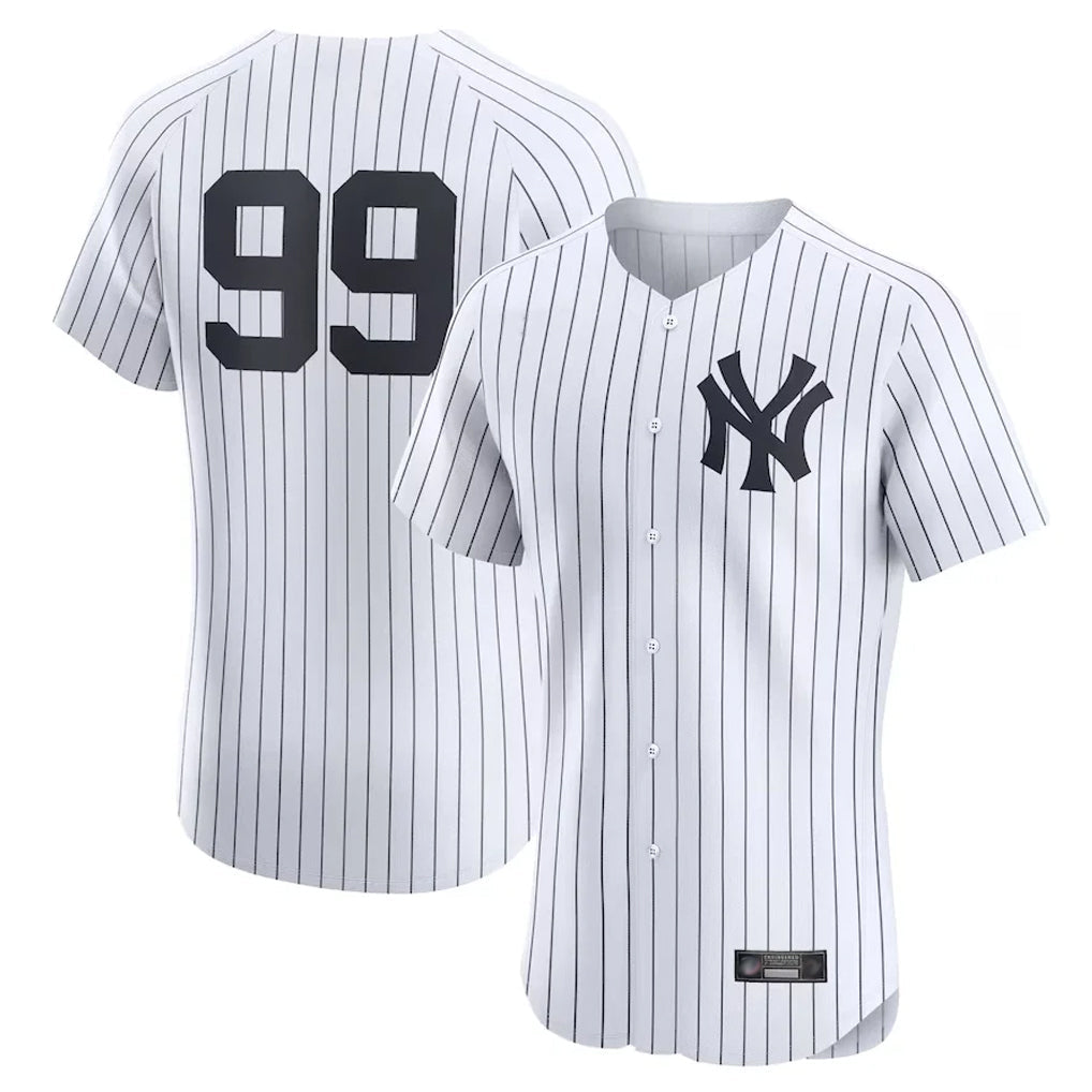 tocy NY.Yankees #99 Aaron Judge Player White Limited Elite Home Stitched Jerseys