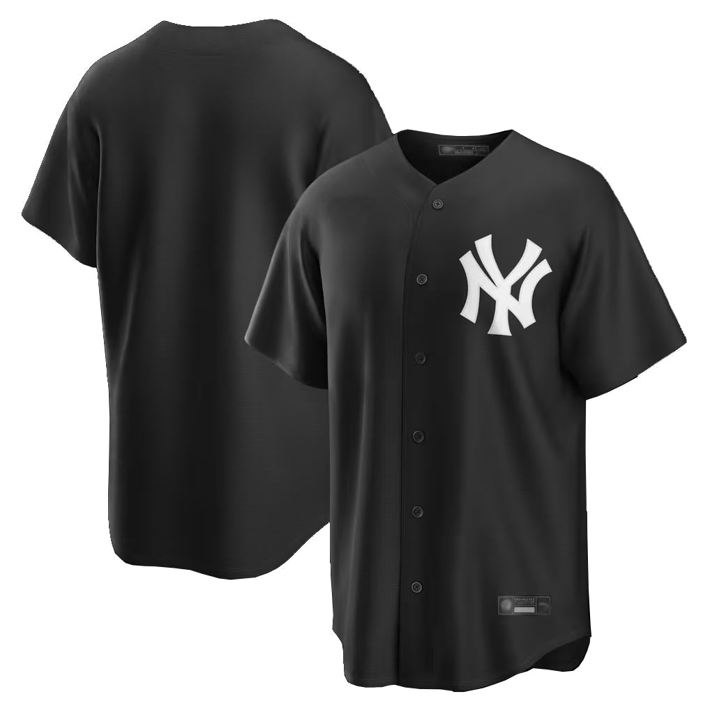 tocy NY.Yankees Blank Player Black Game Stitched Jerseys