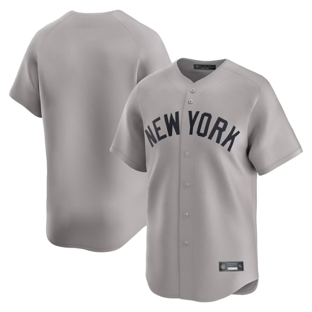 tocy NY.Yankees Blank Player Gray Limited Home Stitched Jerseys