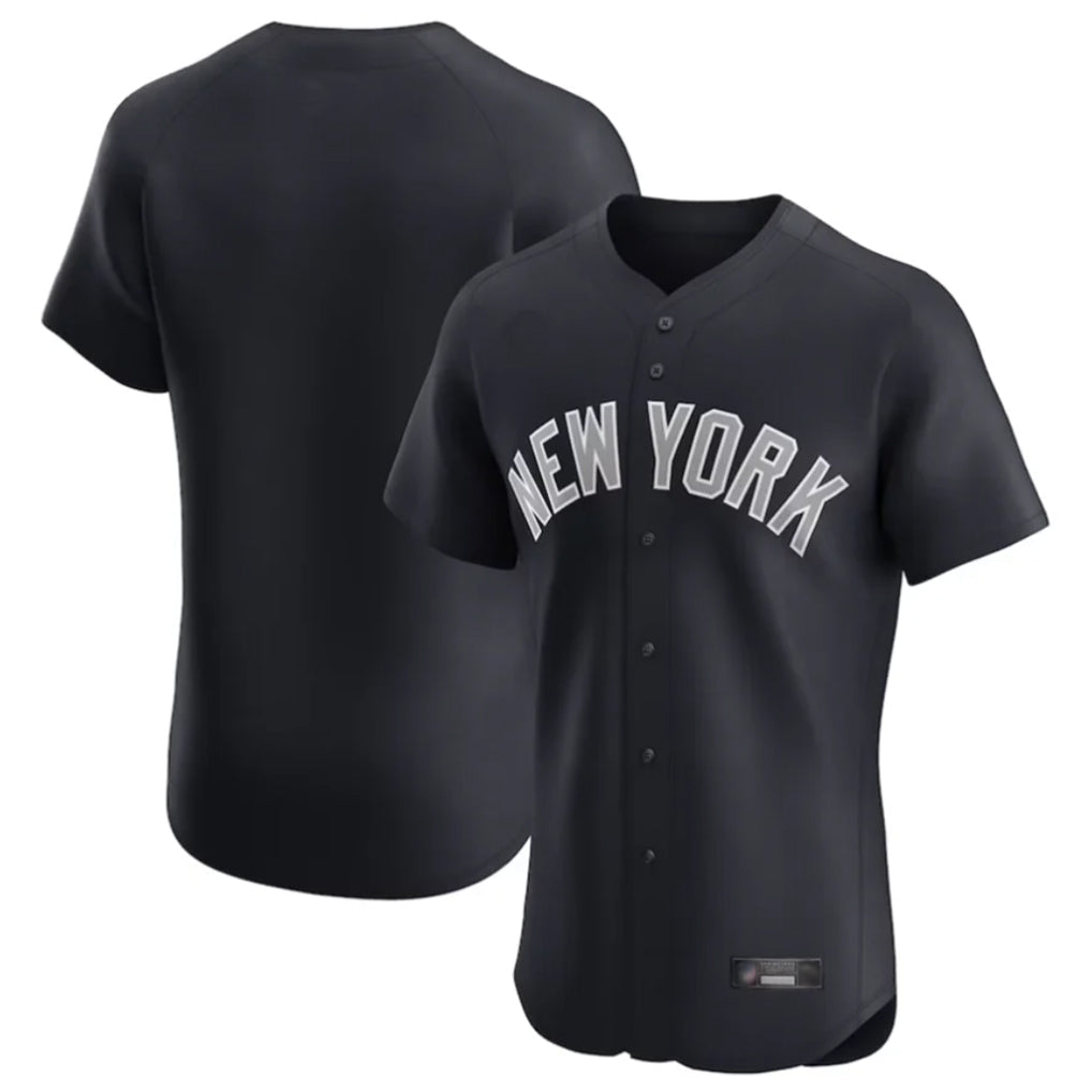 tocy NY.Yankees Blank Player Navy Home Replica Elite Stitched Jerseys