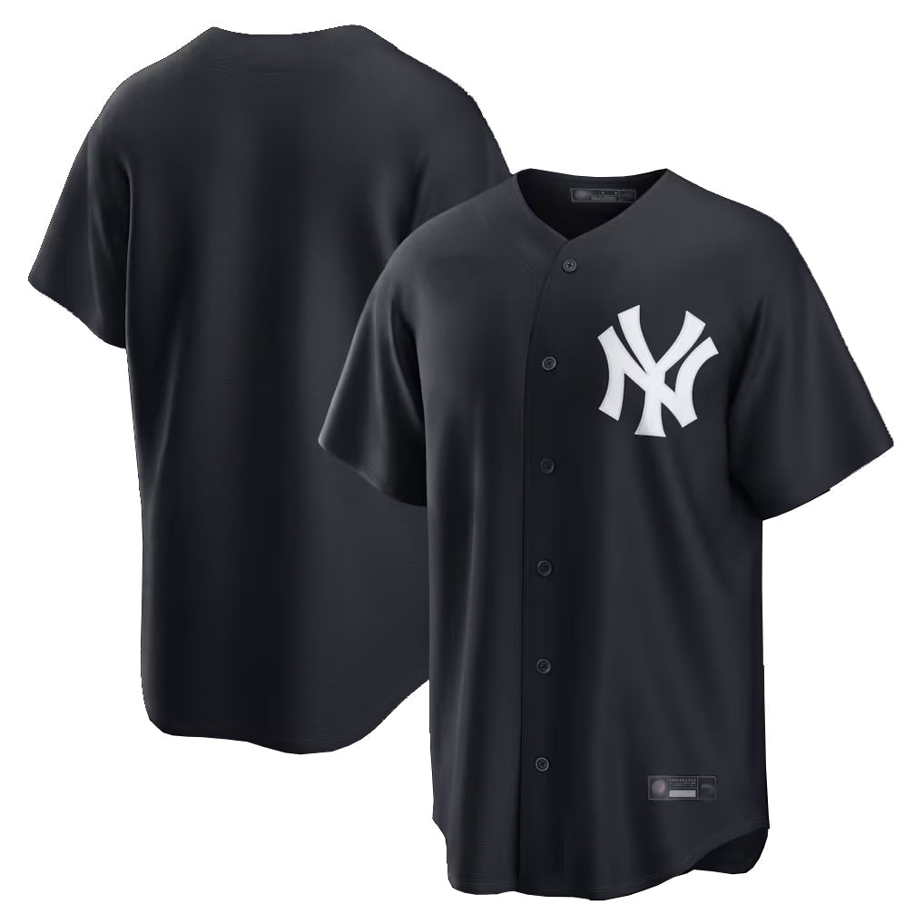 tocy NY.Yankees Blank Player Navy Replica Game Stitched Jerseys
