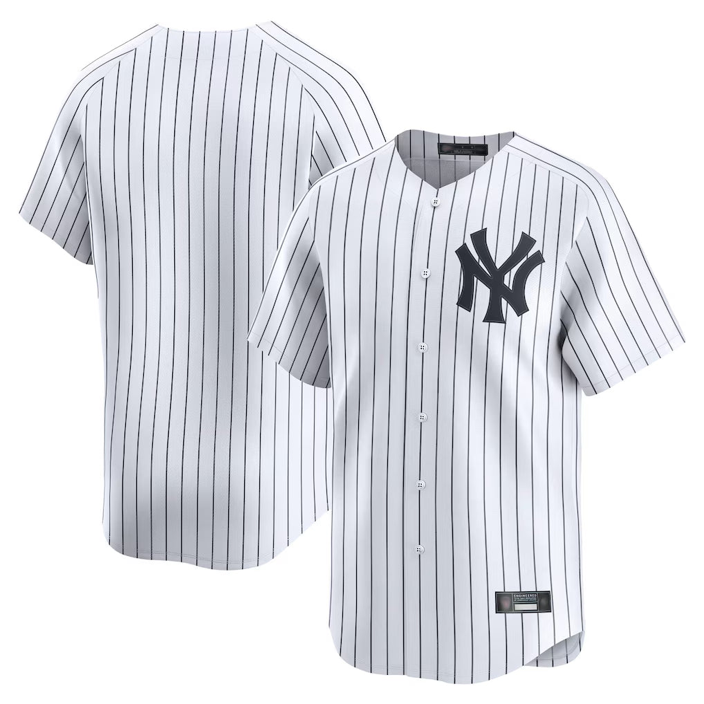 tocy NY.Yankees Blank Player White Limited Home Stitched Jerseys