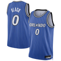 tocy O.Magic #0 Anthony Black Blue Swingman Player Jerseys - Icon Edition