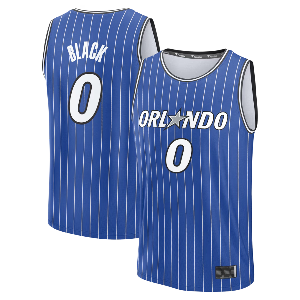 tocy O.Magic #0 Anthony Black Royal Fast Break Replica Jerseys - Icon Edition