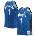 tocy O.Magic #1 Tracy McGrady Mitchell & Ness Blue Big & Tall 200001 Hardwood Classics Swingman Jerseys