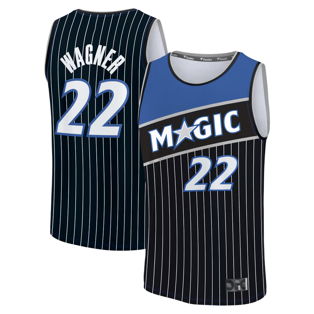 tocy O.Magic #22 Franz Wagner Black Fast Break Jerseys - Statement Edition